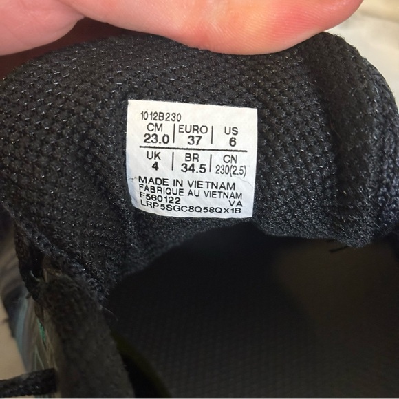 Asics Gel Venture 8 Trail Running Shoes Black/Teal Women’s Size 6 - Picture 2 of 10